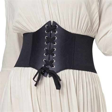 Women's belts: with logo, corset.